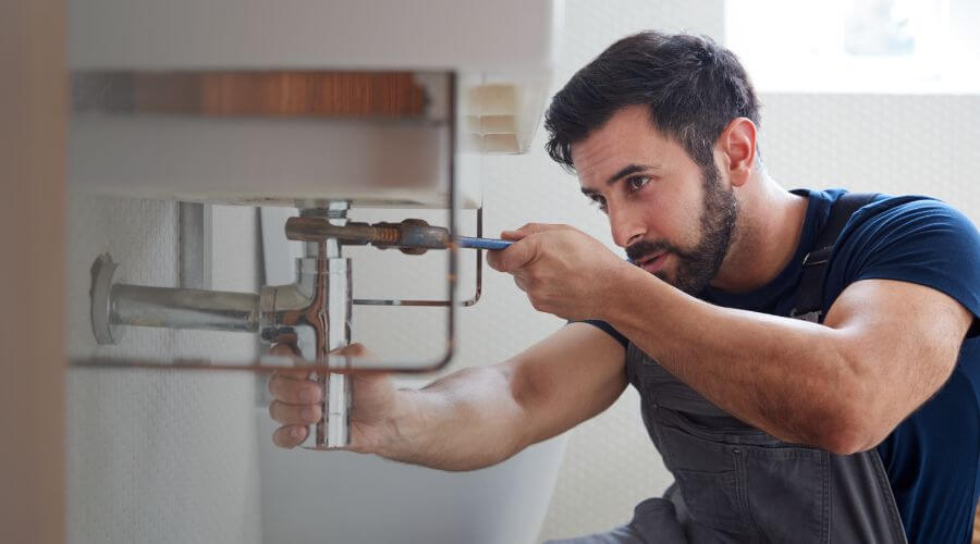 Sink faucet installation in Falmouth, IN